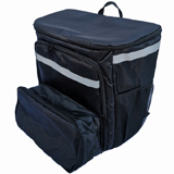 PK-70UU: Extendable Pizza Delivery Bag, Flexible Food Delivery Rucksacks, Big Capacity Carrier with Light Weight