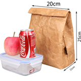 PK-6L Kraft Thermal Bag for Food Takeout, Waterproof Paper Reusable Insulated Bag